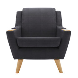 G Plan Vintage The Fifty Five Armchair Tonic Charcoal